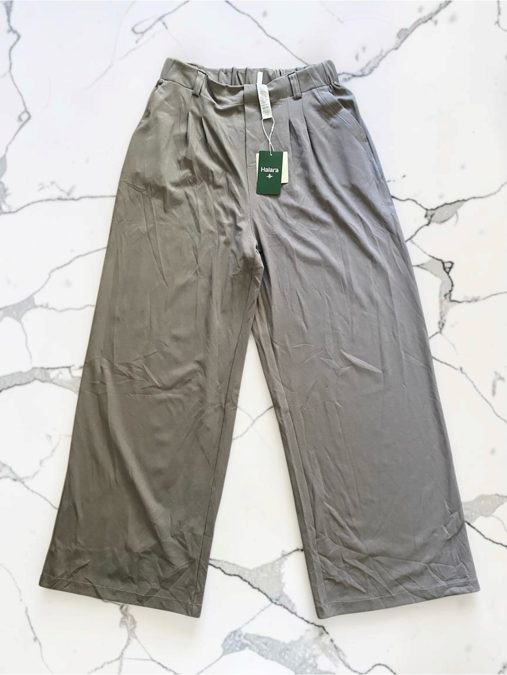 Halara Flex™ High Waisted Pocket Wide Leg Waffle Work Pants
